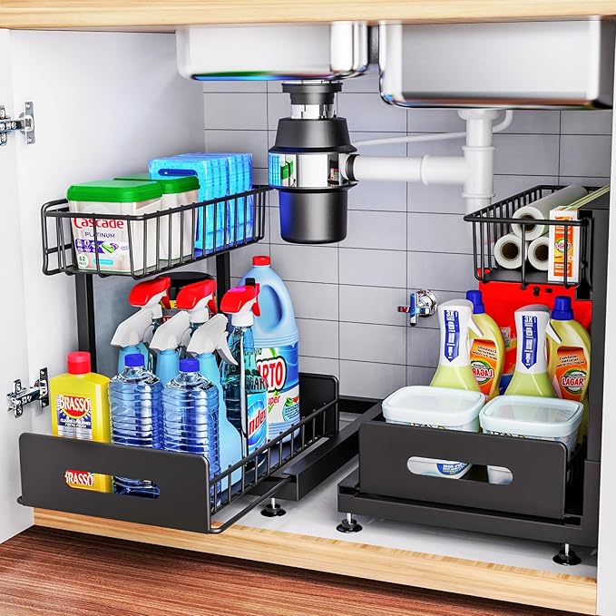 The Under-Sink Clutter Fix: Why You Need a Tiered Organizer in Your Kitchen