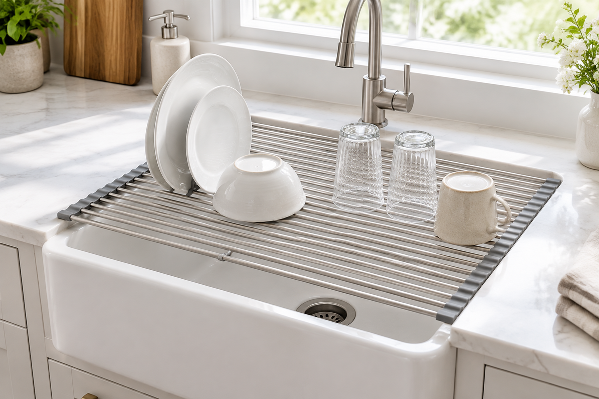 Dry, Roll, and Store in Seconds: The Minimalist Sink Upgrade Every Home Cook Needs