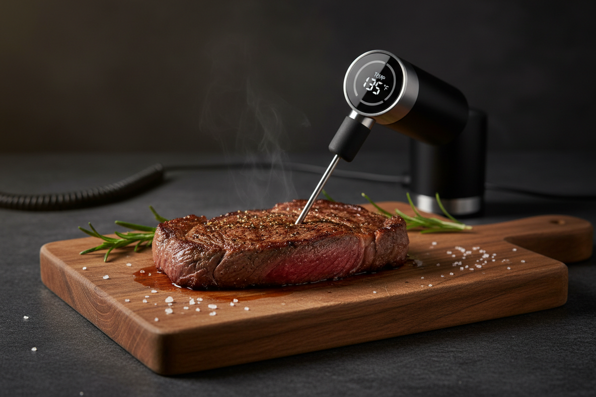 Never Overcook Steak Again: Why a Smart Wireless Meat Thermometer is a Game-Changer