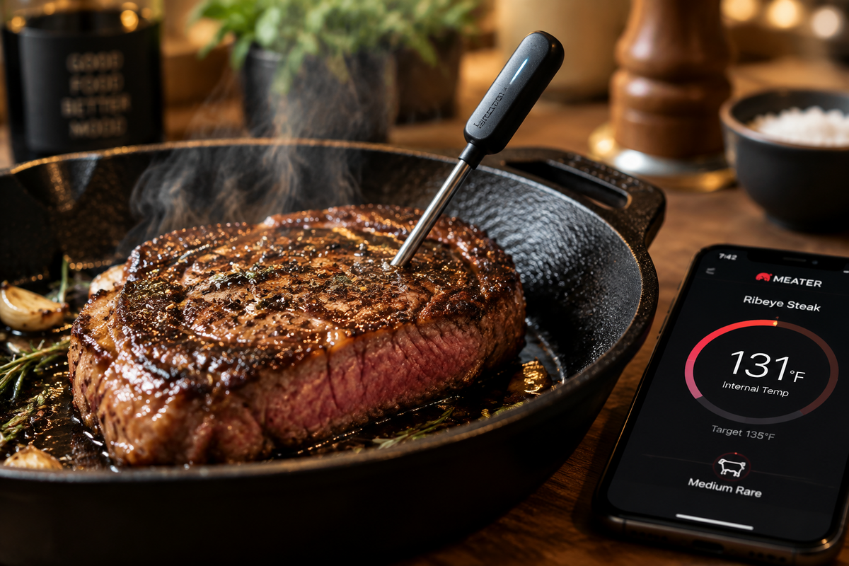 Never Overcook Steak Again: Why a Smart Wireless Meat Thermometer is a Game-Changer