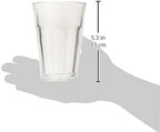 Duralex Tempered Glass, Made In France Picardie Clear Tumbler, Set of 6, 12.62 oz.