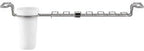 Kohler K-5473-0 Multi-Purpose Over-The-Sink Drying Rack, Caddy with Kitchen Towel Bar Holder, Soaking Cup. Expandable 14.6" to 17.6", White