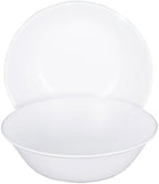 Corelle Livingware Winter Frost White 2qt Serving Bowl - 1 Bowl - 2 Quart - Chip Rsistant Glass