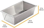 Chicago Metallic 5237969 Uncoated Textured Aluminum 1-Pound Loaf Pan, 9" -by-5", Silver