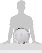 Winco CMT-14 Round Tray, 14-Inch, Chrome,Medium