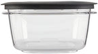 Rubber maid Premier, 5 Cup Premier Flex & Seal Food Storage Set, 3 Tritan Containers, 3 Grey Flex and Seal Lids, 6 Piece Bundle Set Bundle