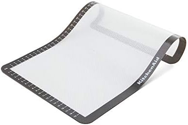 KitchenAid Silicone Medium Baking Mat, 9x14-Inch, Gray