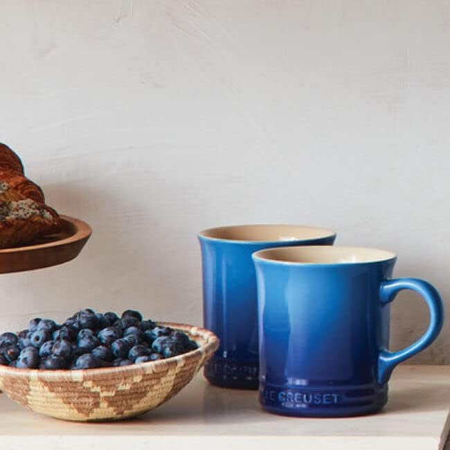 Le Creuset Stoneware Set of 4 Mugs, 14 oz. each, Marseille