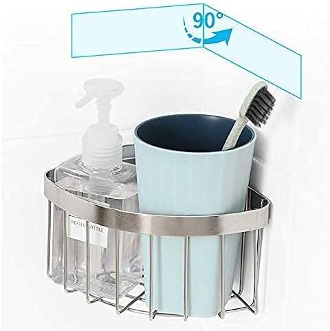 Dish Cloth Hanger+Sponge Holder +corner sink caddy Save Space Triangle 2-in-1 Sink Caddy, No Drilling with 2PCS Suckers(90° RIGHT ANGLE CORNER ONLY)