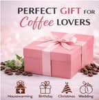 GBhome 12oz Coffee Mugs Set of 6, Large Ceramic Coffee Mugs for Man, Woman, Dad, Mom, Modern Coffee Mugs Set with handle for Tea/Latte/Cappuccino/Milk/Cocoa. Dishwasher&Microwave Safe,Pink