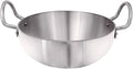 Satre Online and Marketing Aluminium Kadai Size No-12, Kadhai Frying Pan,Thickness 4 mm -Color-Silver