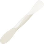 Tovolo Scoop and Spread Large Dual End Silicone Sandwich Spreader Tool with Nylon Handle, BPA Free Dishwasher Safe Silicone and Nylon Tool for Spreading and Scooping, Buttercream and Ivory