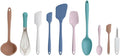 GIR: Get It Right 10-Piece Silicone Ultimate Kitchen Utensil Set – Spatulas, Ladle, Flip, Spoons, Whisk, Peeler & Spoonula – Nonstick, Non-Toxic, Heat-Resistant – Danish