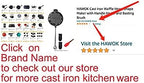HAWOK Cast Iron Mini Skillet with wishing card gift bag DIA. 2.75 inch Set of 6 Black…