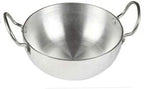 Satre Online and Marketing Aluminium Kadai Size No-12, Kadhai Frying Pan,Thickness 4 mm -Color-Silver