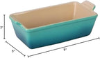 Le Creuset Stoneware Heritage Loaf Pan, 9" x 5" x 3" (1.5 qt.), Caribbean