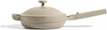 Our Place Mini Always Pan | 8.5" Ceramic Pan with Modular Lid & Beechwood Spatula | Patented 10-in-1 Nonstick, Non-Toxic Cookware Made Without PFAS | Induction & Oven-Safe up to 450°F | Steam