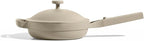 Our Place Mini Always Pan | 8.5" Ceramic Pan with Modular Lid & Beechwood Spatula | Patented 10-in-1 Nonstick, Non-Toxic Cookware Made Without PFAS | Induction & Oven-Safe up to 450°F | Steam