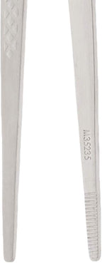 Mercer Culinary 18-8 Stainless Steel Precision Plus Chef Plating Tong, Straight, 6-1/8 Inch
