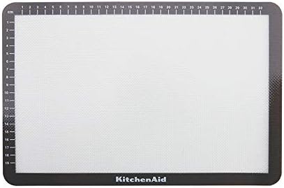 KitchenAid Silicone Medium Baking Mat, 9x14-Inch, Gray