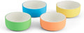Elk and Friends Kids Porcelain Bowls with Silicone Sleeves | Suitable for Babies/Toddlers | Microwave & Dishwasher Safe | Non Slip Dinnerware | Snack Dishes | 4 Pack