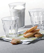 Duralex Made In France Picardie Clear Tumbler, Set of 6, 12.2 oz