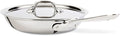 All-Clad D3® Stainless Steel 10 inch Frying Pan Covered- Made in the USA- The Original Bonded Professional Cookware- Oven Safe & Induction Compatible