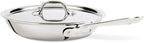 All-Clad D3® Stainless Steel 10 inch Frying Pan Covered- Made in the USA- The Original Bonded Professional Cookware- Oven Safe & Induction Compatible