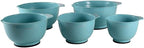 KitchenAid KE178OSAQA Classic Mixing Bowls, Set of 5,Aqua Sky 2