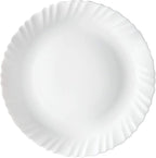 Borosil Gourmet Dinnerware Set For 6, 19 Pieces, White Dinner Plates and Bowls Sets, Chip Resistant Tempered Opal Glass, Stain Resistant, Dishwasher & Microwave Safe Dinner Set For Gifting, Serves 6