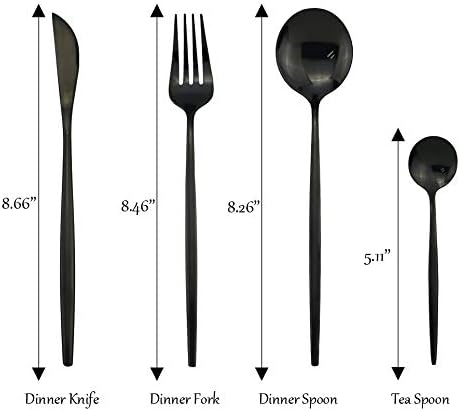 Rainbow Silverware Set, 24-Piece Stainless Steel Flatware Set Service For 6, Mirror Polished Iridescent Tableware Cutlery Set Knife Fork And Spoon For Home & Restaurant, Dishwasher Safe
