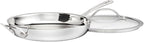 Cuisinart PureClad™ PureClad™ Triple-Ply 12" Stainless Steel Skillet with Helper Handle and Cover. PCT22-30HC