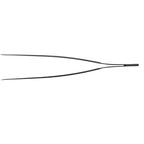Mercer Culinary 18-8 Stainless Steel Precision Plus Chef Plating Tong, Fine Point, 6-1/8 Inch, Matte Black