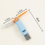 Chemimoso 3 in 1 Cup Lid Gap Cleaning Brush Set, Multifunctional Water Baby Bottle Cleaning Tools, Home Kitchen Crevice Cleaning Tools, 3Pcs