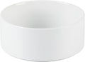 Havniva Ceramic Dog Bowl, Food and Water Bowl for Medium Breed Dog, Pet Bowl for Replacement (7.3 inch, Single Bowl, White)