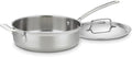 Cuisinart MCP33-24HN MultiClad Pro Stainless 3-1/2-Quart Saute with Helper and Cover Skillet, 3.5-Quart, Sauté Pan w/Helper & Cover
