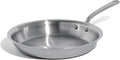 Made In Cookware | 12-Inch Stainless Steel Frying Pan | 5 Ply Stainless Clad | Professional Cookware | Crafted in Italy | Induction Compatible