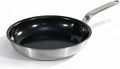 5 Ply Ceramic Non Stick Frying Pans - 10 Inch Stainless Clad Nonstick Skillet, Non Toxic, PTFE & PFOA FREE, Professional Cookware for Induction, All Stoves and Oven up to 650°F