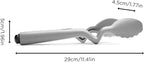 Dreamfarm Clongs Lite Nylon Kitchen Cooking Tongs with Click-Lock Open & Close - 10.5" Gray