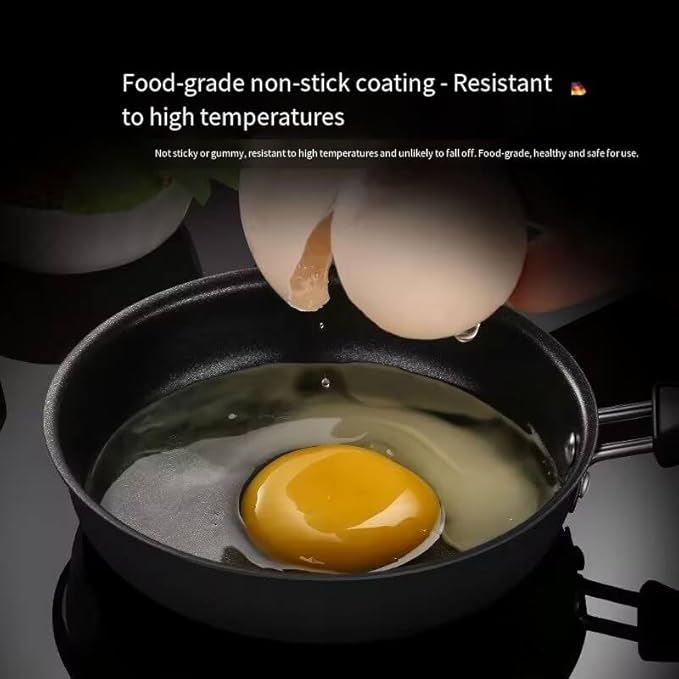 Mini Nonstick Egg Frying Pan, 4.72 Inch Round Skillet, Dishwasher Safe