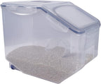 Lock & Lock Bulk Storage Bins Food Storage Container with Wheels (50.72-Cup)