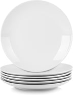 10 Strawberry Street Simply White 10.5" Coupe Dinner Plate, Set of 6