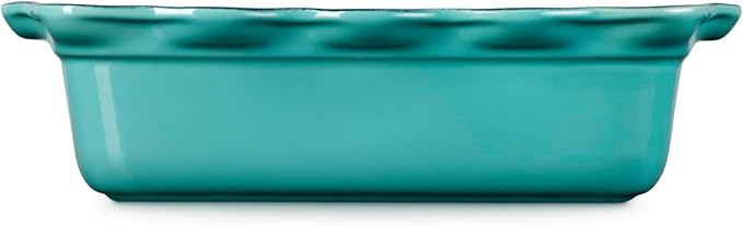 Le Creuset Stoneware Heritage Fluted Loaf Pan, 9", Riviera