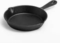 4 Inch Mini Cast Iron Skillet With Handle Hanging Hole Uncoated Oven Safe Small Pan Cookware Casserole Dish For Kitchen Indoor Outdoor Picnic (4×4×1 inch)