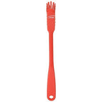 Vikan - Fine Dish Brush - Heavy-Duty, Narrow, Slip-Resistant Cleaning Brush, Polypropylene, Polyester Bristle, 11 Inch, Red, (42874)