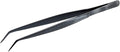 Mercer Culinary 18-8 Stainless Steel Precision Plus Chef Plating Tong, Fine Point, 6-1/8 Inch, Matte Black