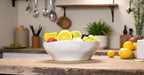 9" Serving Bowls, Large Oval Serving Dishes for Wedding and Dinner Parties, 42 Oz for Salad, Side Dishes, Pasta, Microwave & Dishwasher Safe