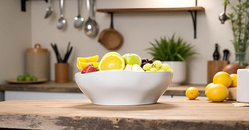 9" Serving Bowls, Large Oval Serving Dishes for Wedding and Dinner Parties, 42 Oz for Salad, Side Dishes, Pasta, Microwave & Dishwasher Safe
