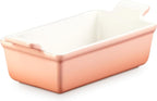 Le Creuset Stoneware Heritage Loaf Pan, 9", Peche