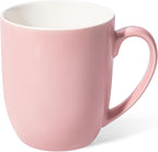 Urbanstrive 16 oz Large Coffee Mugs Set of 6 Ceramic Coffee Mug White Coffee Cups Tea Cups Idea Gift for Women Men House Warming Gifts New Home Office, Pink 6 Pack